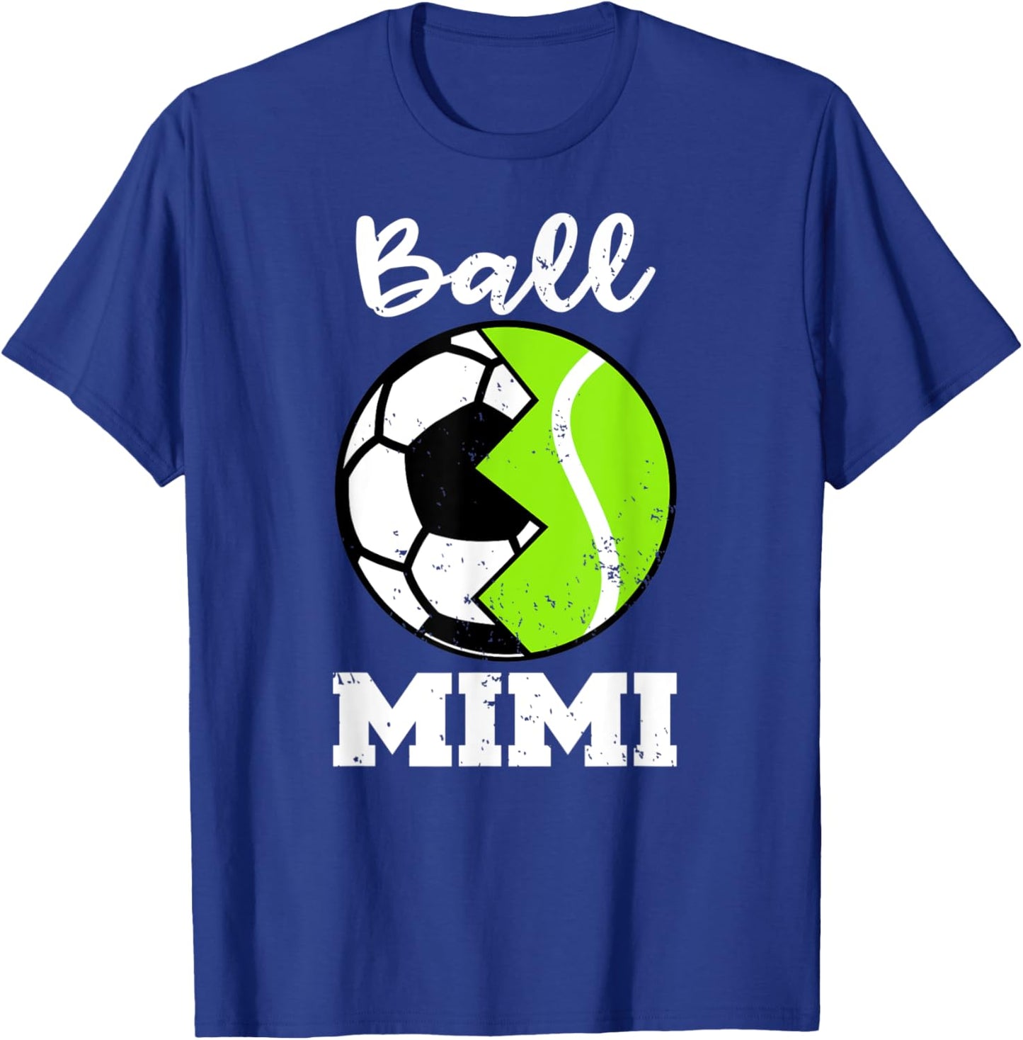 Ball Mimi Funny Soccer Tennis Player Mimi T-Shirt - T-Shirt | Royal