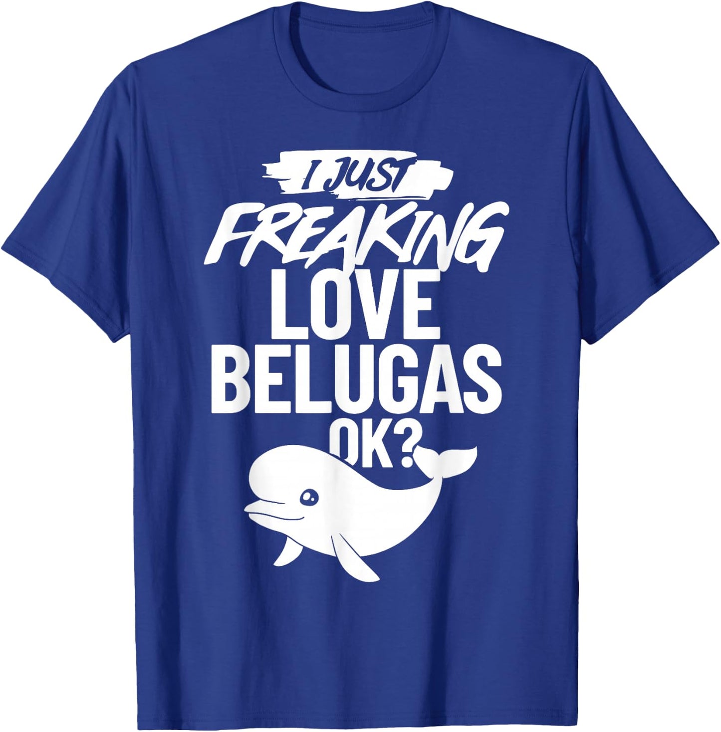 Beluga Whale Baby Animal T-Shirt - T-Shirt | Royal