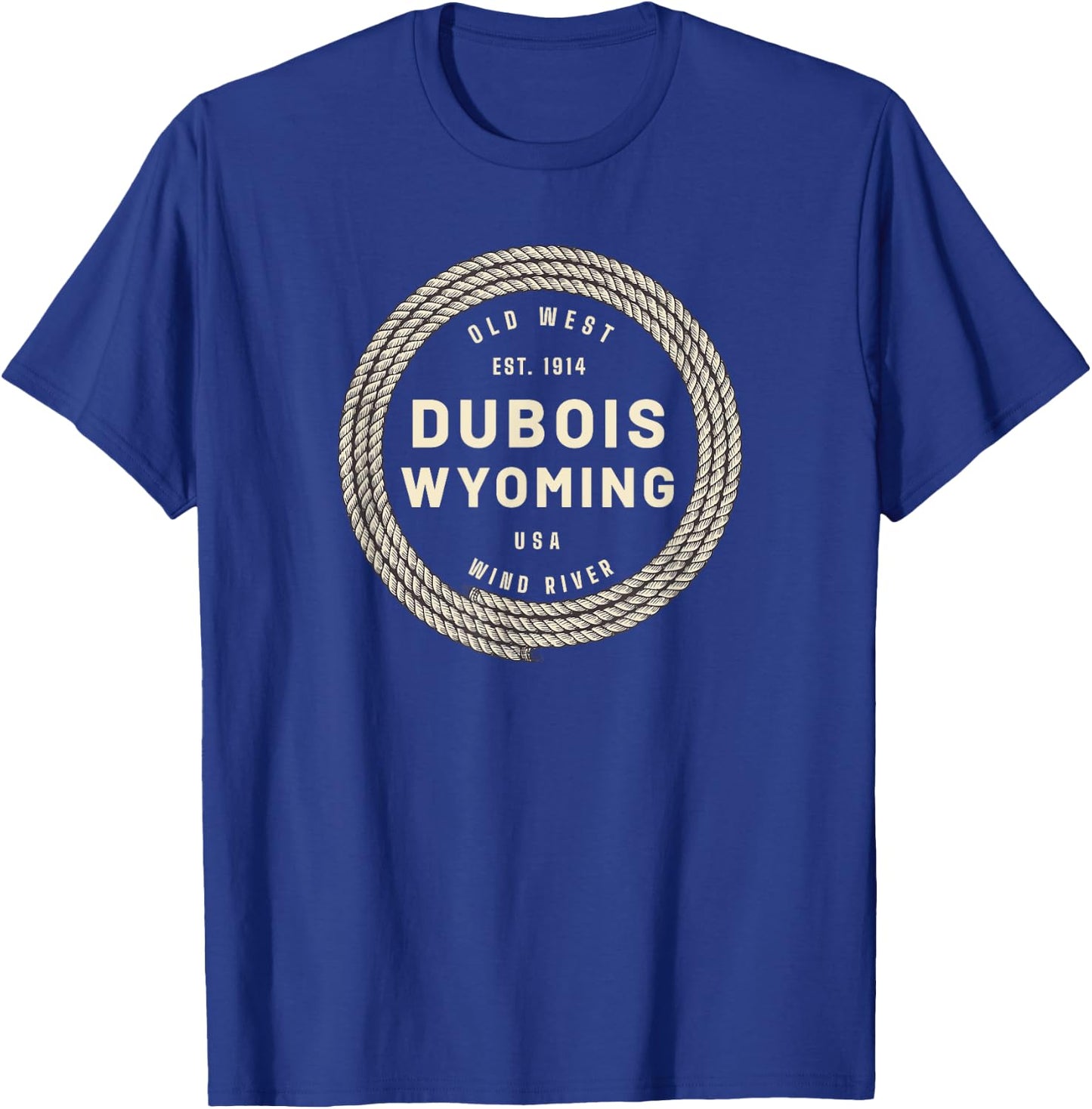 Dubois Wyoming Souvenir WY T-Shirt - T-Shirt | Royal
