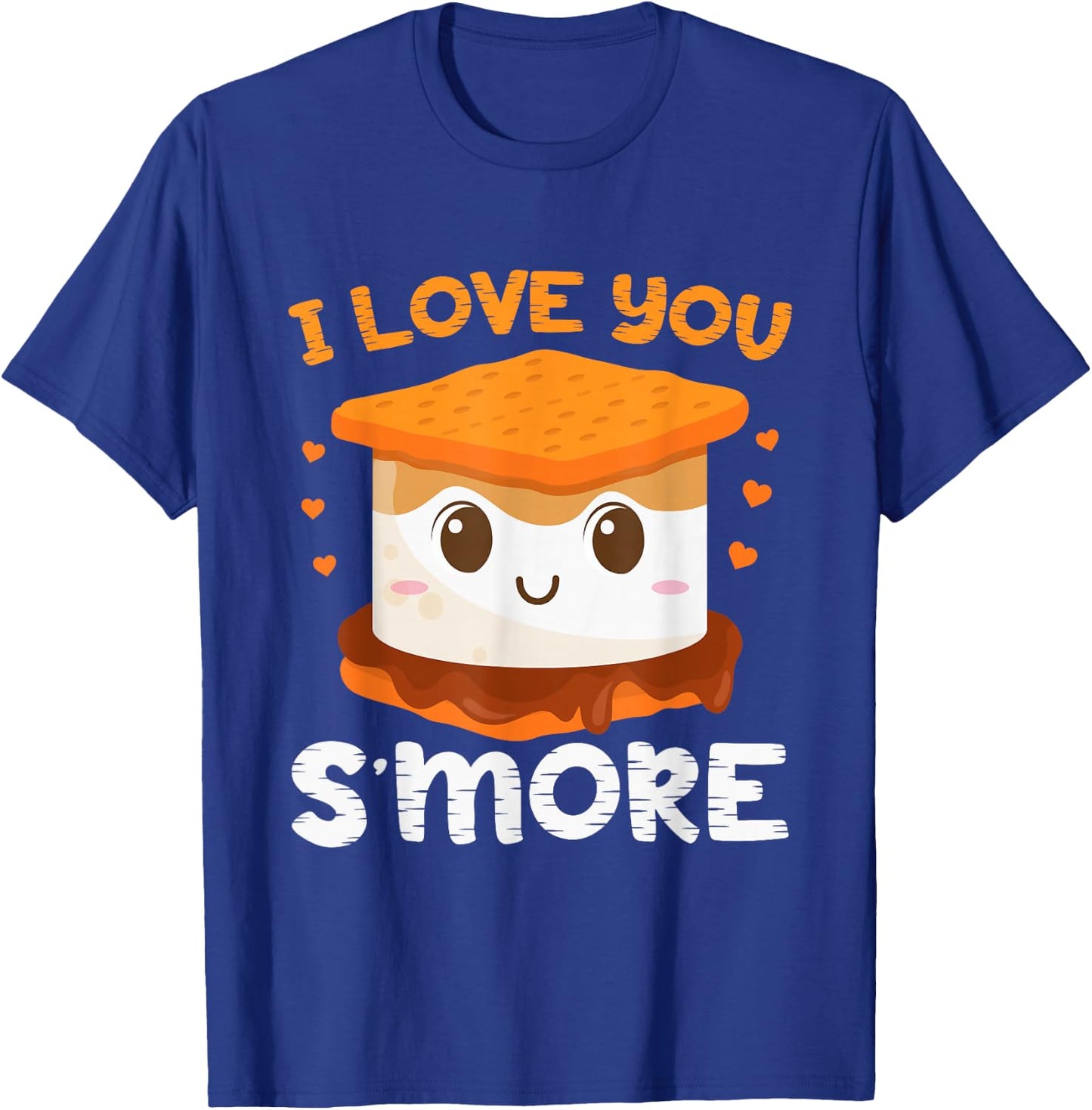 I Love You S'more Toddler Boy Camping Girl Campfire Smores T-Shirt - T-Shirt | Royal