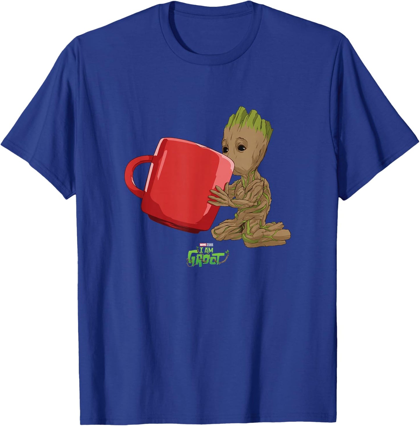 Marvel I Am Groot Big Red Mug Groot Poster T-Shirt - T-Shirt | Royal