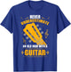 Never Underestimate An Old Man With A Guitar T-Shirt - T-Shirt | Royal