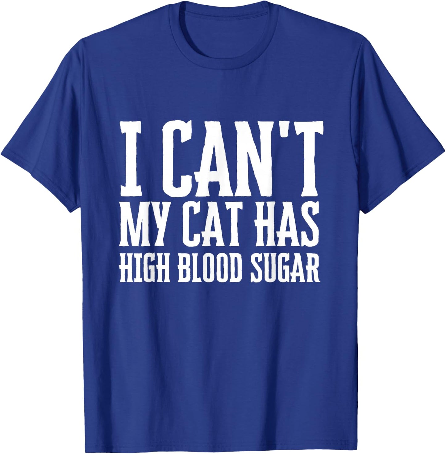 Cat Diabetes Syringe Helicopter Cat Mum Dad Cat Diabetes T-Shirt - T-Shirt | Royal