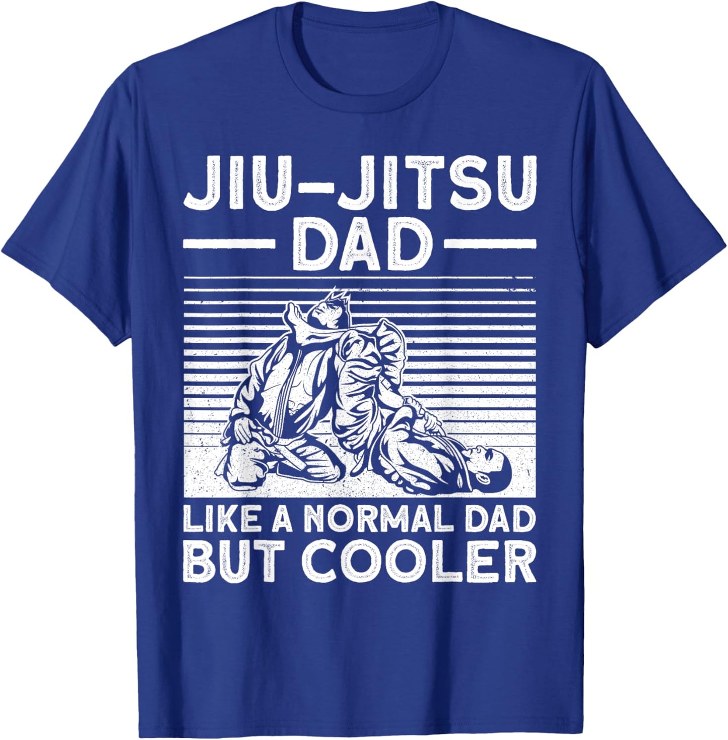 Funny Jui Jitsu Dad Design Brazilian Jui Jitsu Lover Small T-Shirt - T-Shirt | Royal