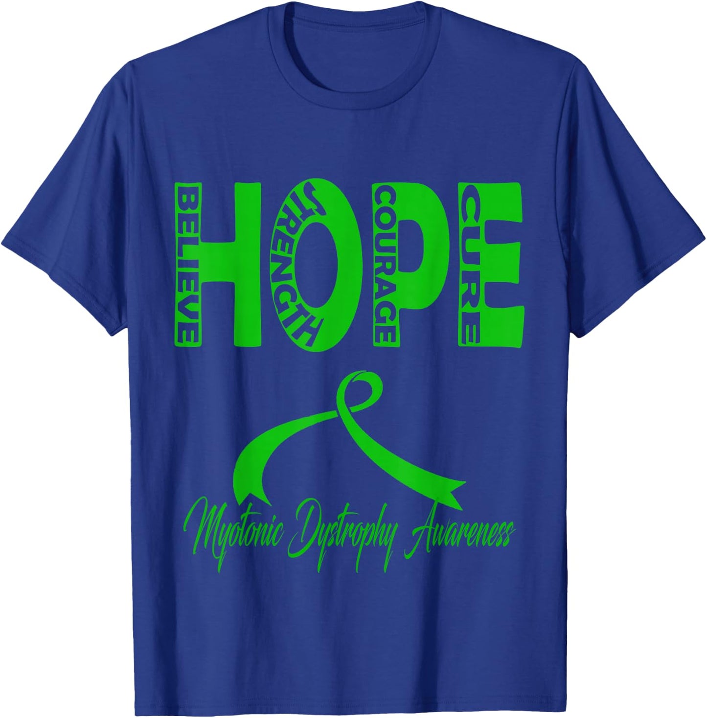 Myotonic Dystrophy Awareness T-Shirt - T-Shirt | Royal