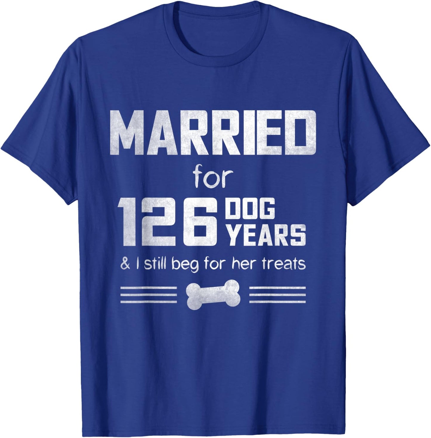 18th Wedding Anniversary Married 18 Years Marriage T-Shirt - T-Shirt | Royal