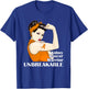 Kidney Cancer Awareness Warrior Unbreakable Survivors Girls T-Shirt - T-Shirt | Royal