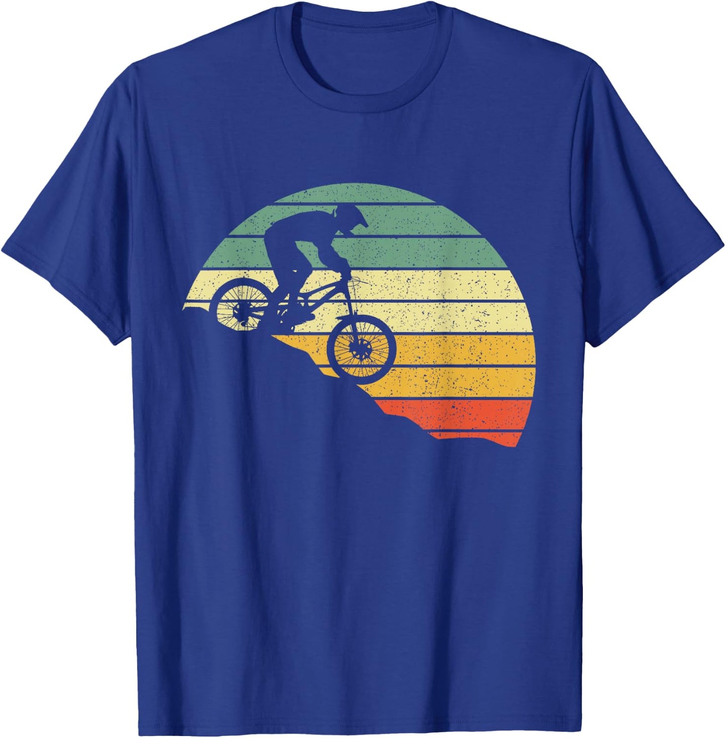 Downhill MTB Mountain Bike Vintage Retro Mountain Bike T-Shirt - T-Shirt | Royal