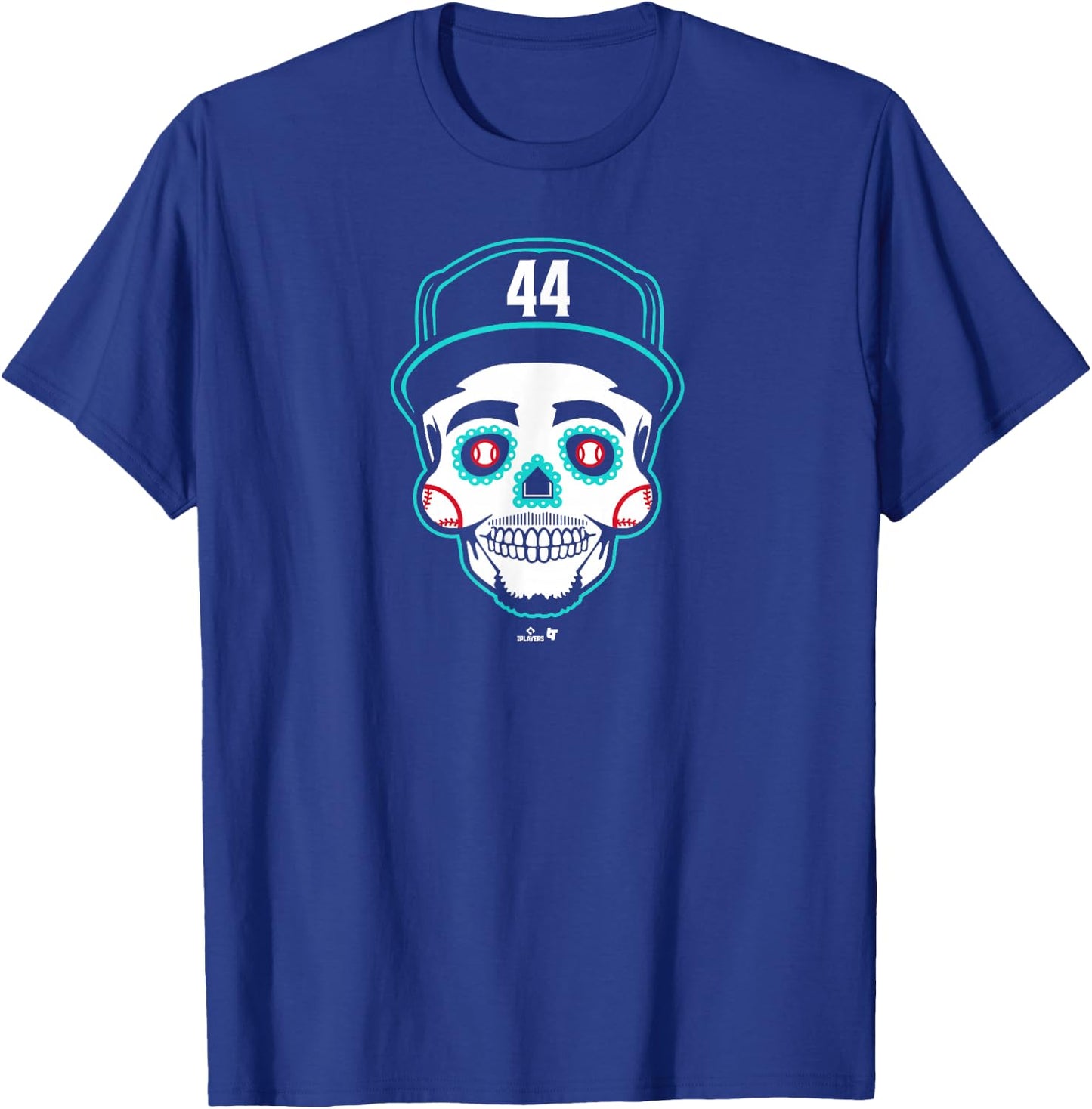 Julio Rodriguez - Sugar Skull - Seattle Baseball T-Shirt - T-Shirt | Royal
