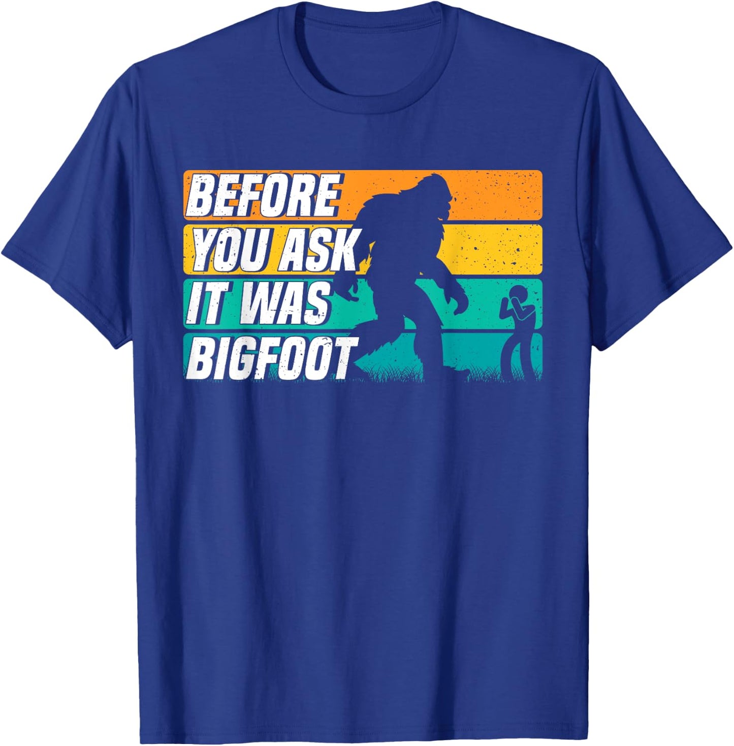 It was Bigfoot Handicapped PWD Funny Disability Wheelchair T-Shirt - T-Shirt | Royal