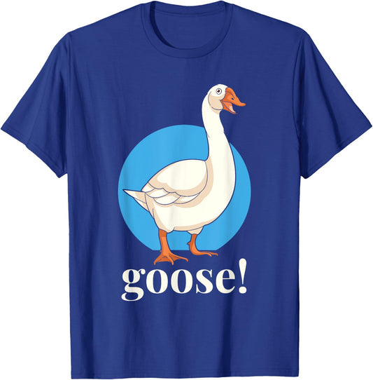 Goose! Funny Meme Costume Goose Birds Honk Lover Gift T-Shirt - T-Shirt | Royal