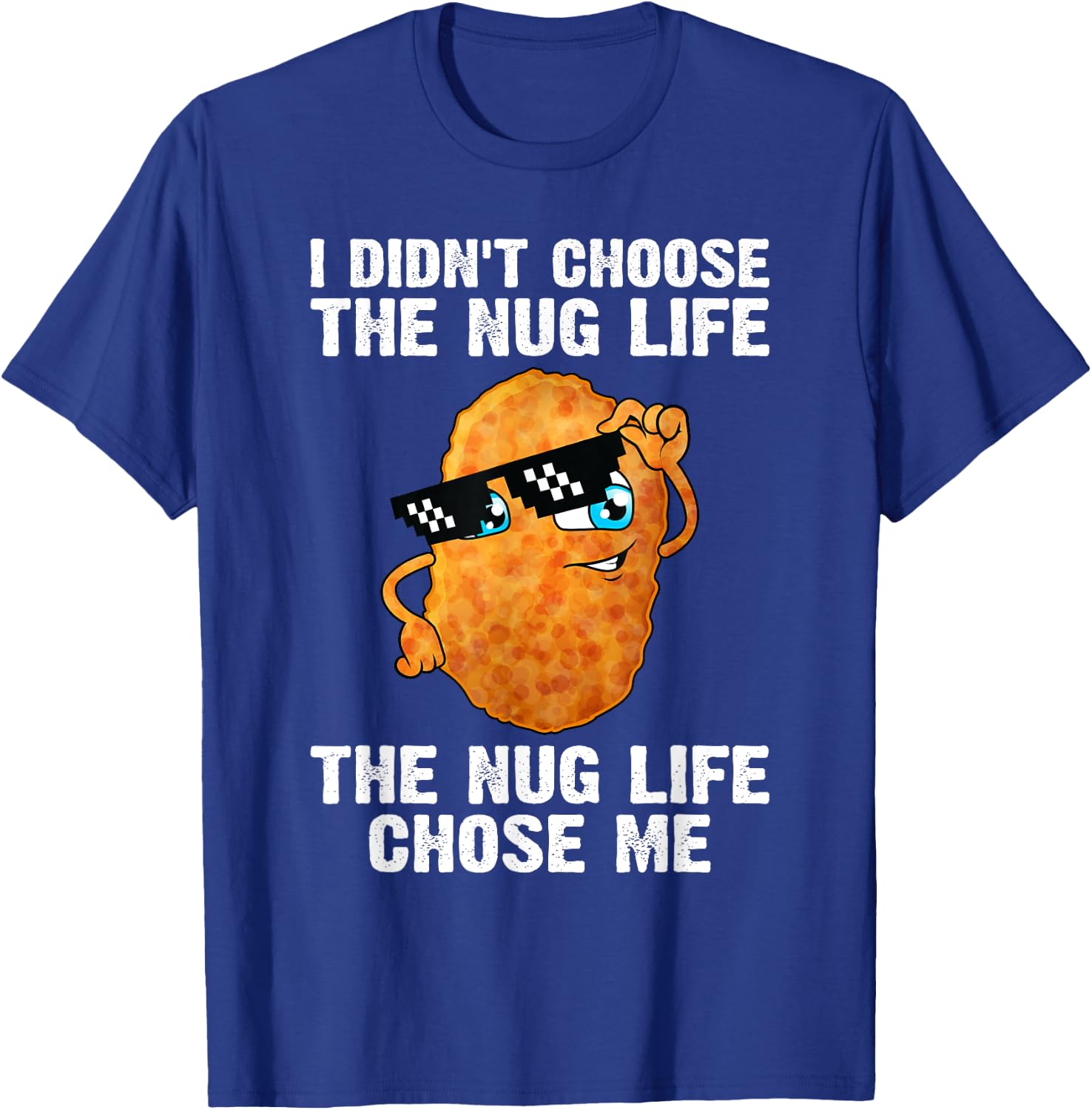 Cool Chicken Nugget Women Kids Chicken Lover Nuggets T-Shirt - T-Shirt | Royal