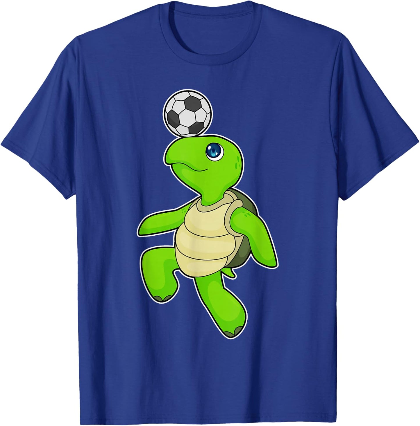 Turtle Soccer player Soccer Sports T-Shirt - T-Shirt | Royal