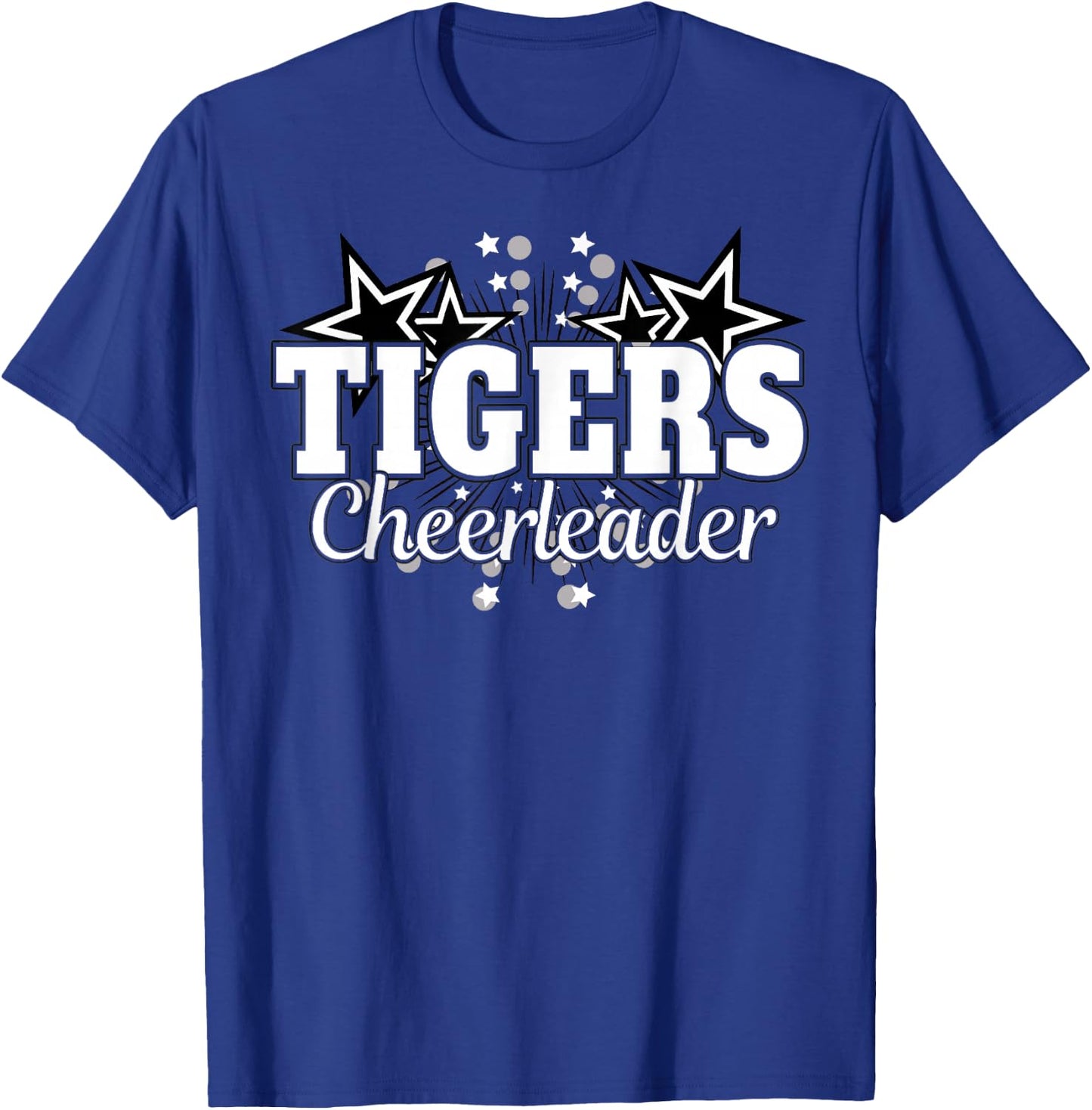 Tigers Cheerleader T-Shirt - T-Shirt | Royal