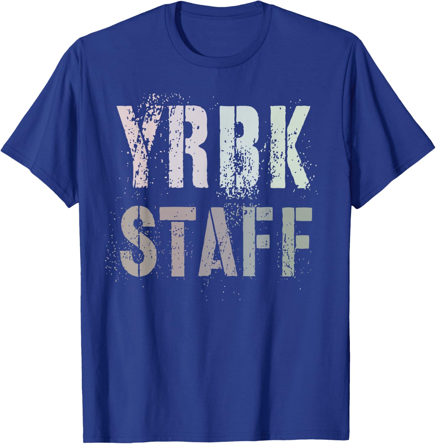 Funny YEARBOOK YRBK STAFF School Literary Club Teacher Team T-Shirt - T-Shirt | Royal