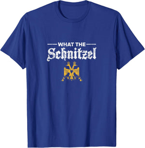 Oktoberfest What The Schnitzel German Beer Drinking T-Shirt - T-Shirt | Royal