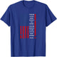 Edmund Burke Quote Patriot Patriotic USA Flag T-Shirt - T-Shirt | Royal