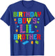 Master Builder Birthday Boy's Lil Brother Building Bricks T-Shirt - T-Shirt | Royal