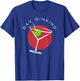 Pickleball Martini Day Drinking Athlete Coach Sports Lover T-Shirt - T-Shirt | Royal