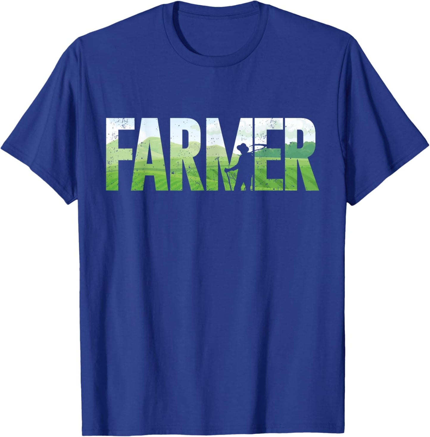 Farming Farmer Farmer T-Shirt - T-Shirt | Royal