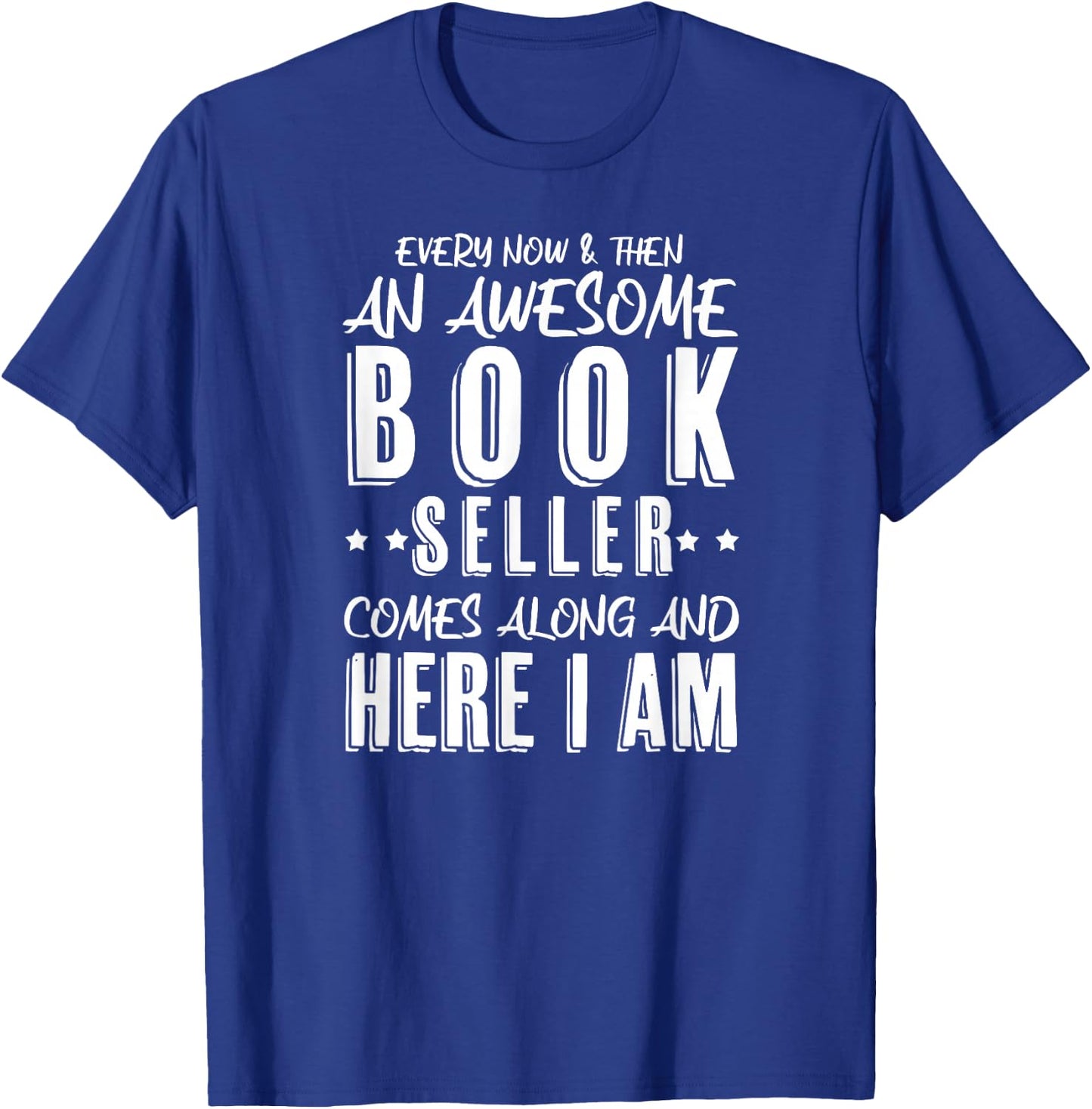 Sarcastic Book Seller Book Store T-Shirt - T-Shirt | Royal