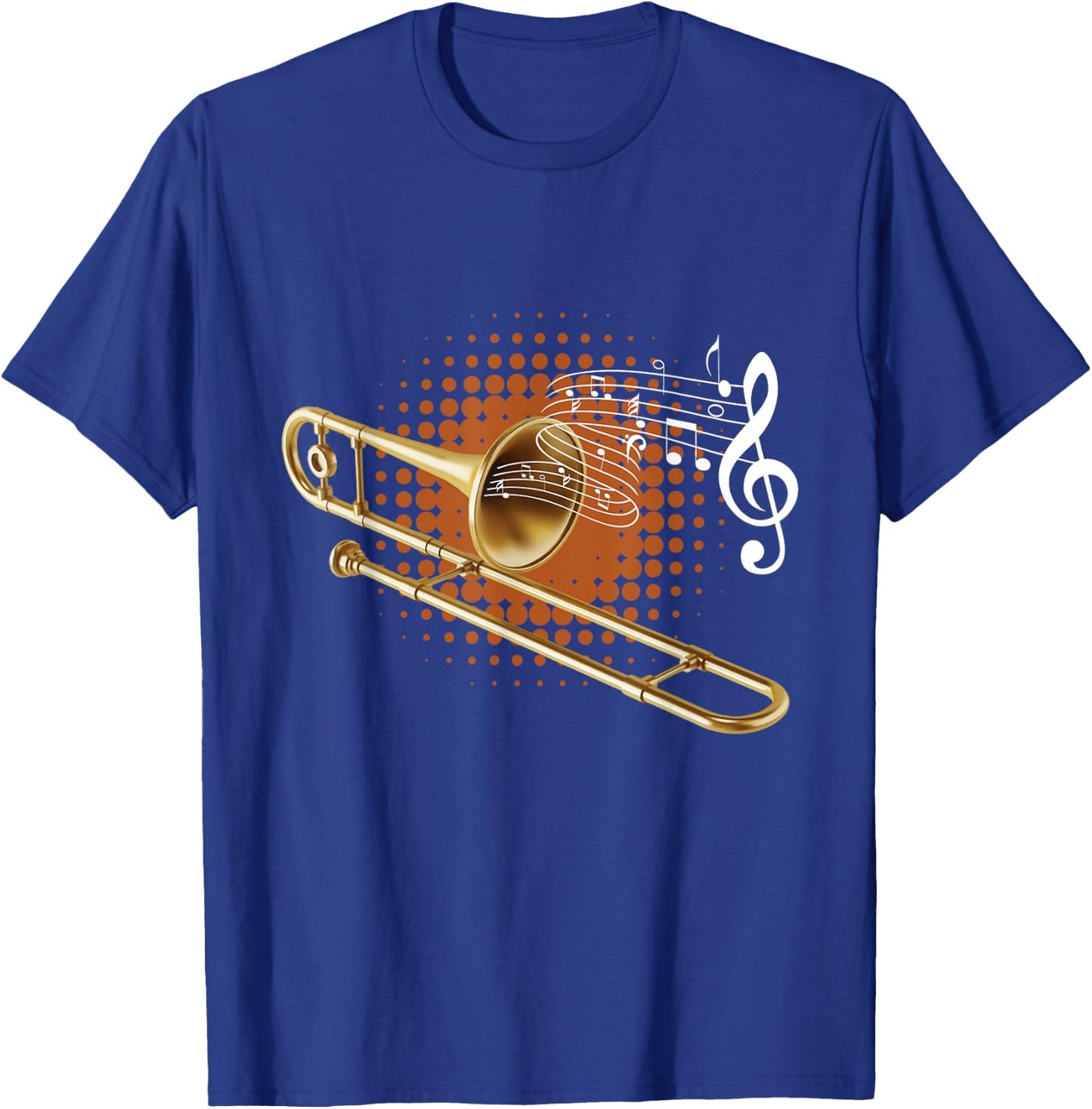 Musical Trombone - Trombonist Marching Band Player T-Shirt - T-Shirt | Royal