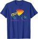 Disney Pixar Rainbow Spectrum Big Pixar Lamp Logo T-Shirt - T-Shirt | Royal
