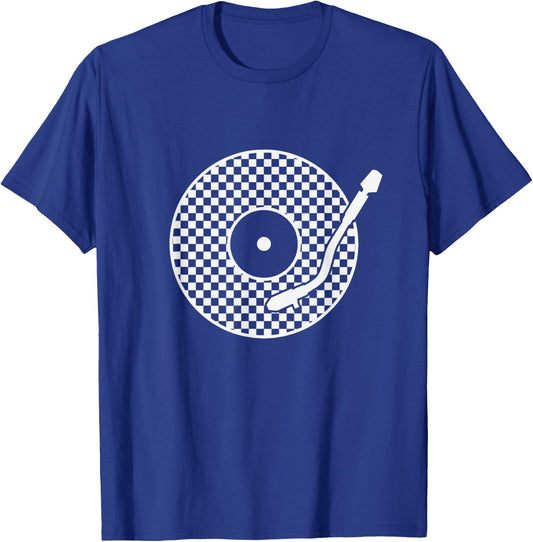 Ska Vinyl Record Jazz Music T-Shirt - T-Shirt | Royal