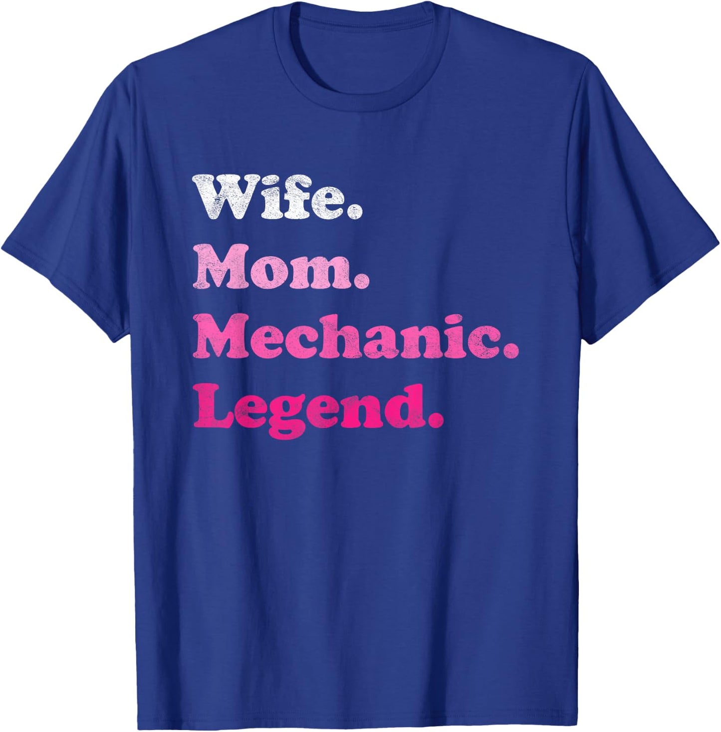 Mechanic or Auto Mechanic for Mom or Wife for Mother's Day T-Shirt - T-Shirt | Royal