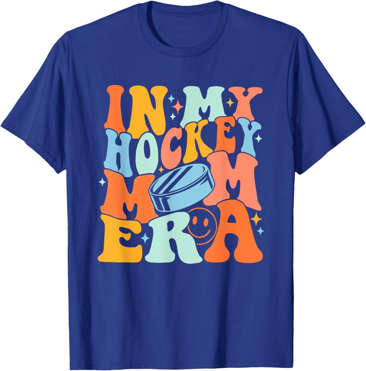 In My Hockey Mom Era Vintage T-Shirt - T-Shirt | Royal
