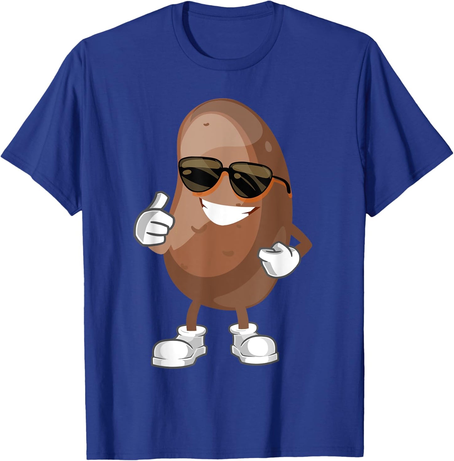 Simple Potato Fun Halloween Costume Vegetable Potato Lover T-Shirt - T-Shirt | Royal
