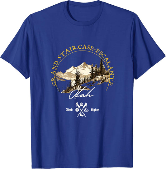 Grand Staircase-Escalante Retro Vintage Apparel - Souvenir T-Shirt - T-Shirt | Royal