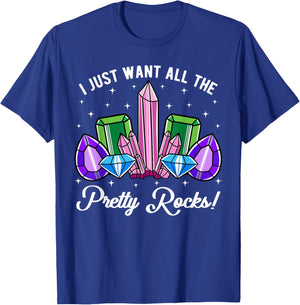 Geology Geologist Earth Scientist Mineral Rock Lovers T-Shirt - T-Shirt | Royal
