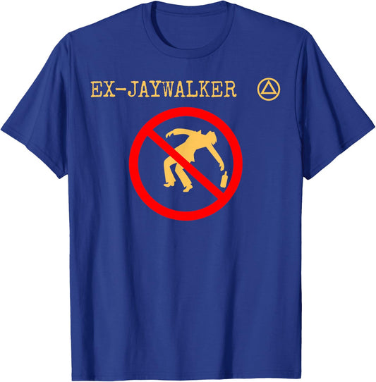 AA Logo With Ex-Jaywalker T-Shirt - T-Shirt | Royal