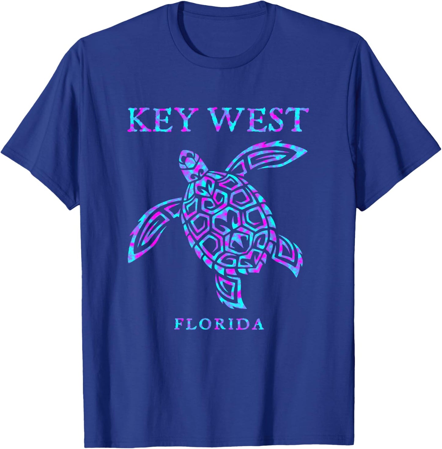 Key West Florida Sea Turtle Boys Girls Toddler T-Shirt - T-Shirt | Royal