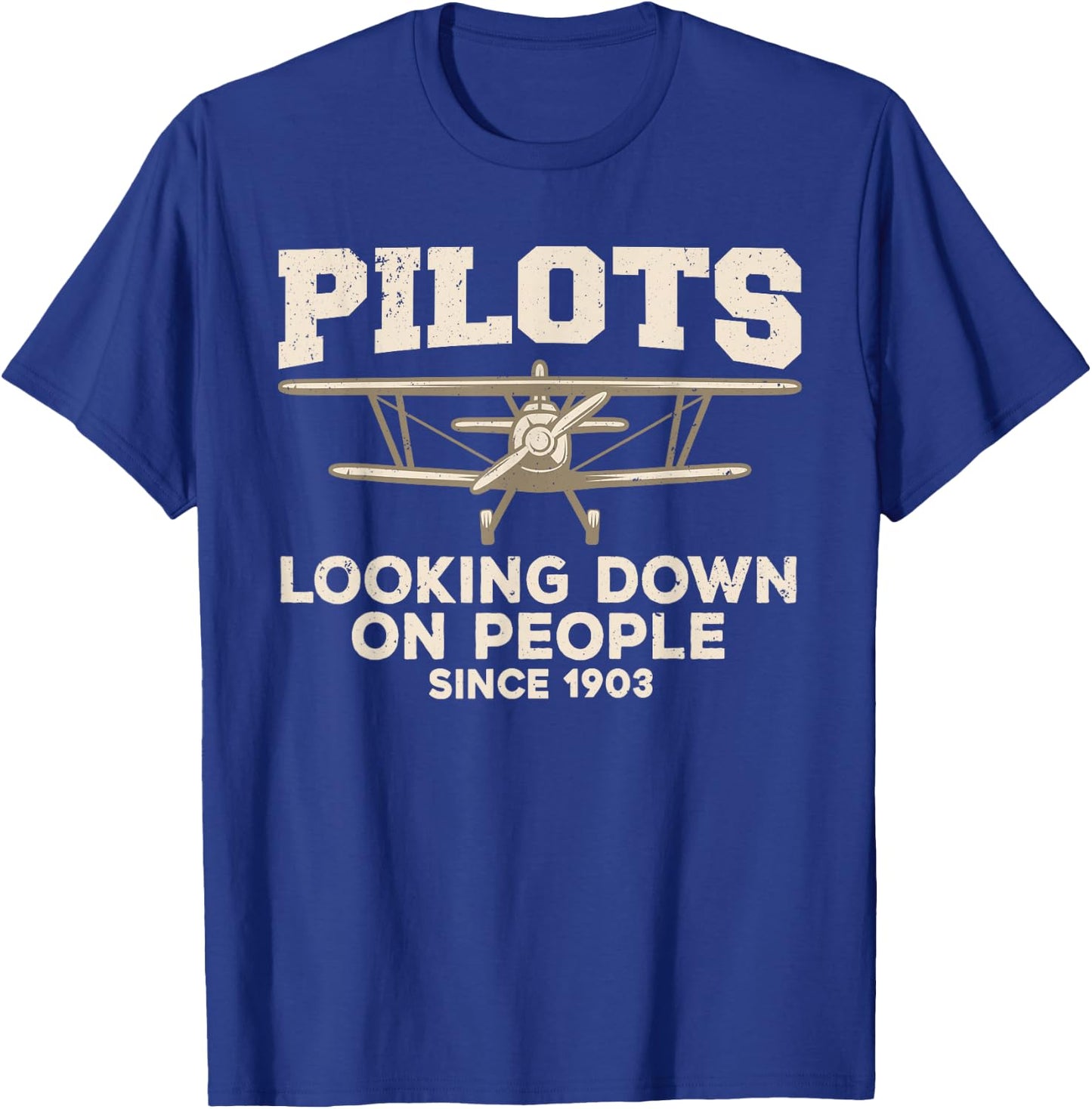 Cool Pilot Women Aircraft Pilot Airplane Flying T-Shirt - T-Shirt | Royal