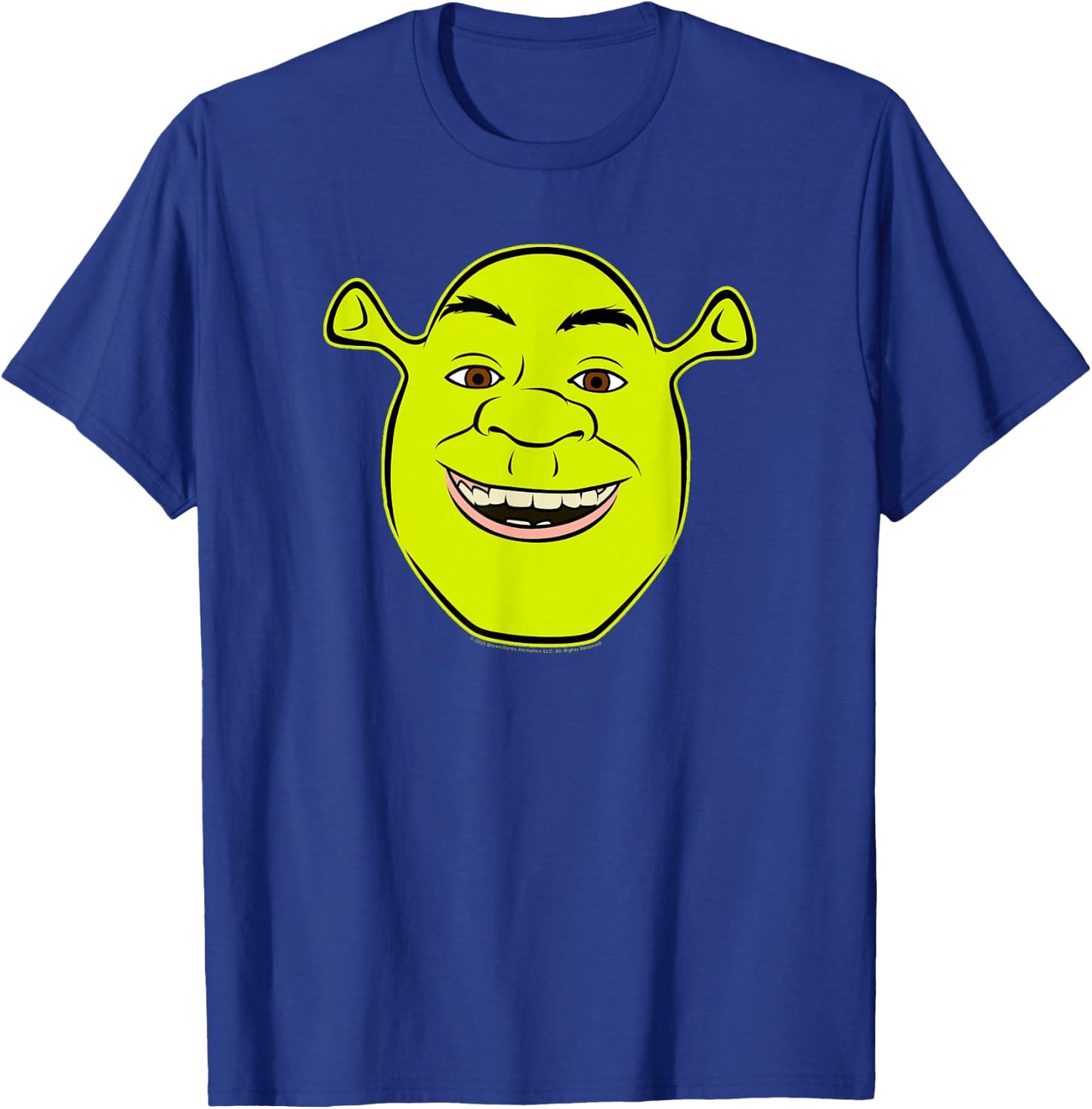 Shrek Big Face Smile Portrait T-Shirt - T-Shirt | Royal
