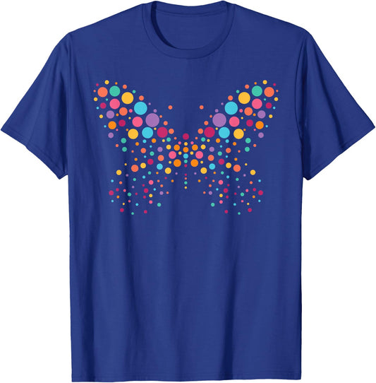 Polka Dot Day Butterfly International Dot Day T-Shirt - T-Shirt | Royal