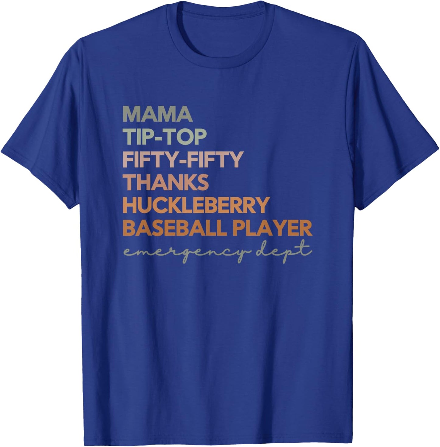 NIH Stroke Scale Emergency Department ER Nurse ER Doctor T-Shirt - T-Shirt | Royal