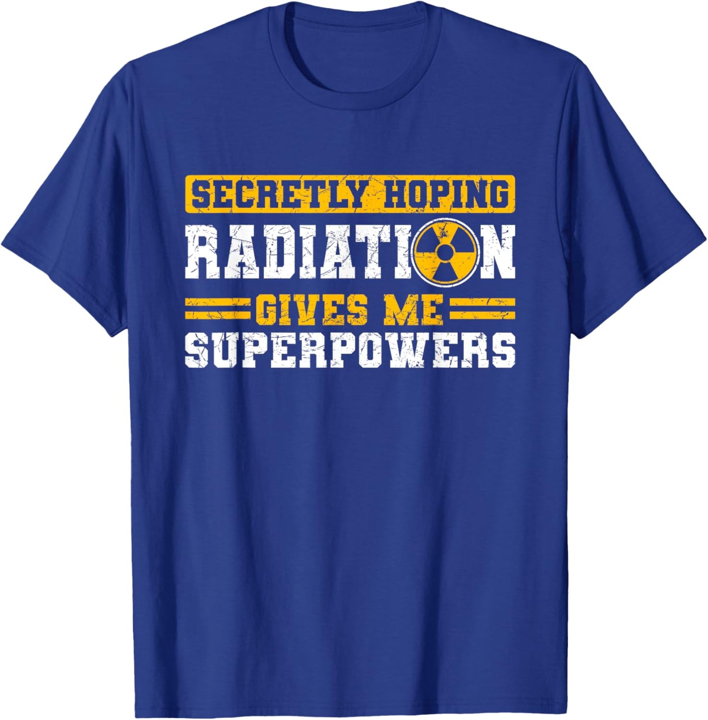 Hope Radiation Therapy Gives Me Superpowers Cancer Awareness T-Shirt - T-Shirt | Royal