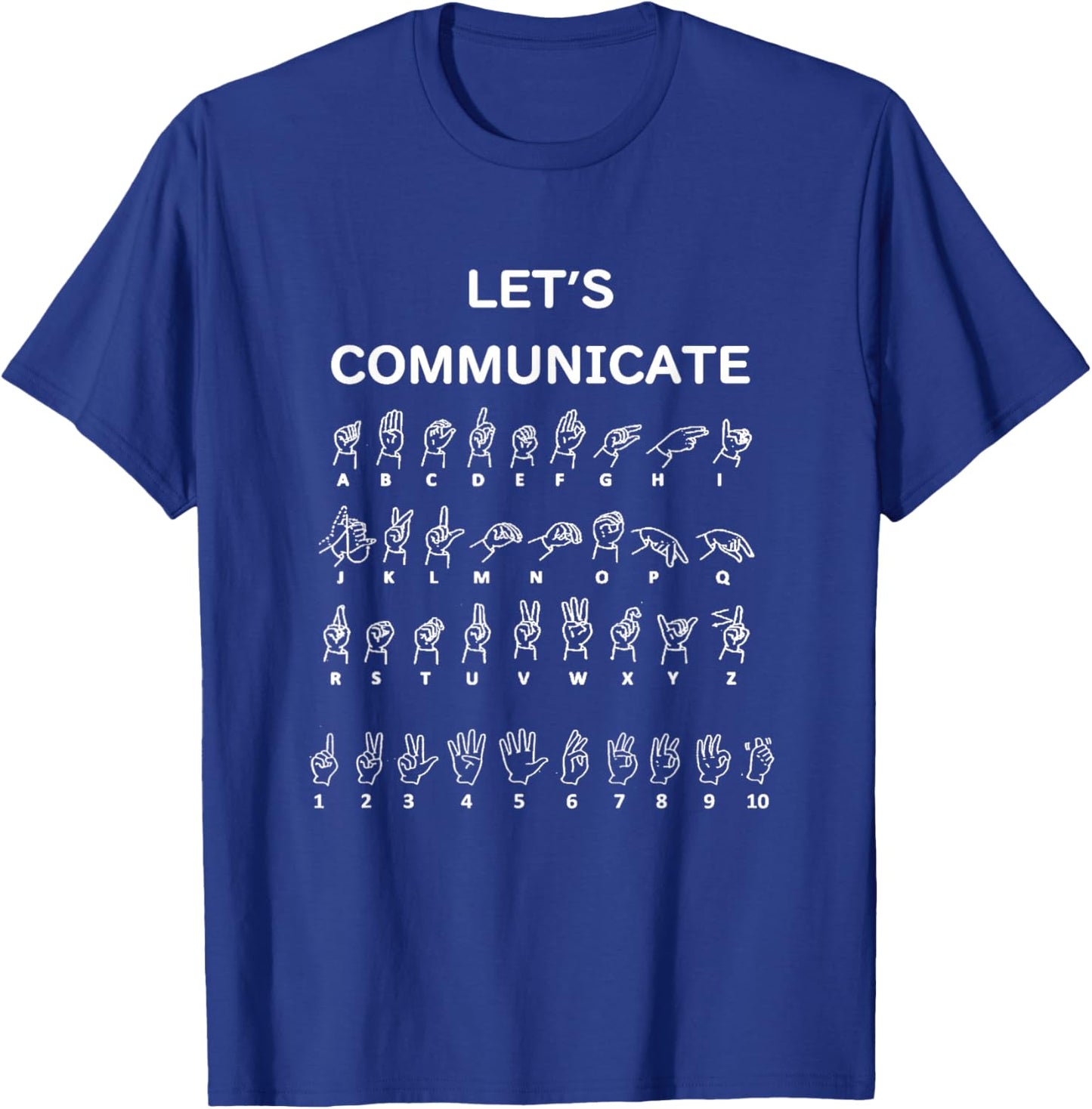 Let's Communicate! T-Shirt - T-Shirt | Royal