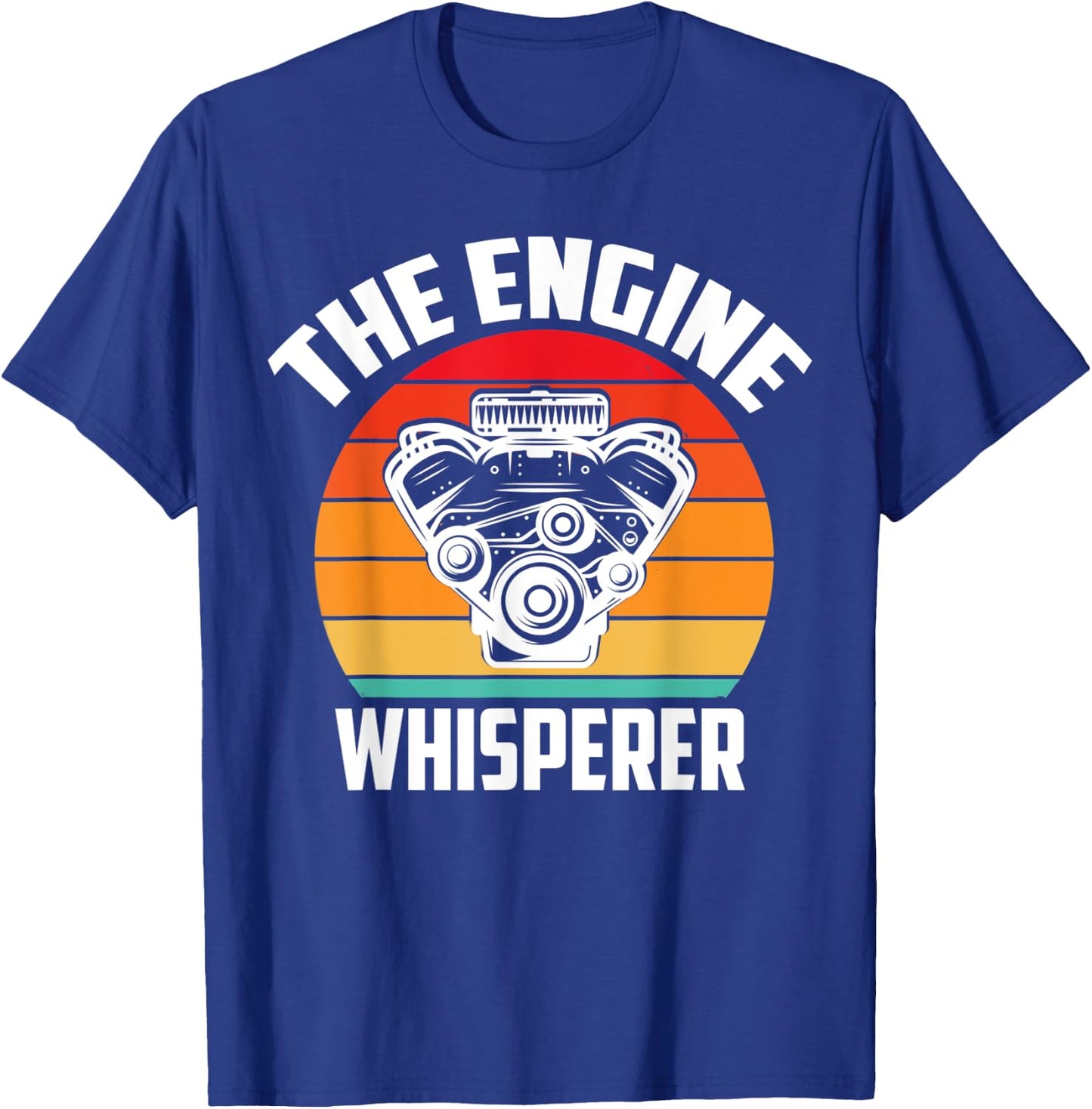 The Engine Whisperer - Car Mechanic tune and repair T-Shirt - T-Shirt | Royal