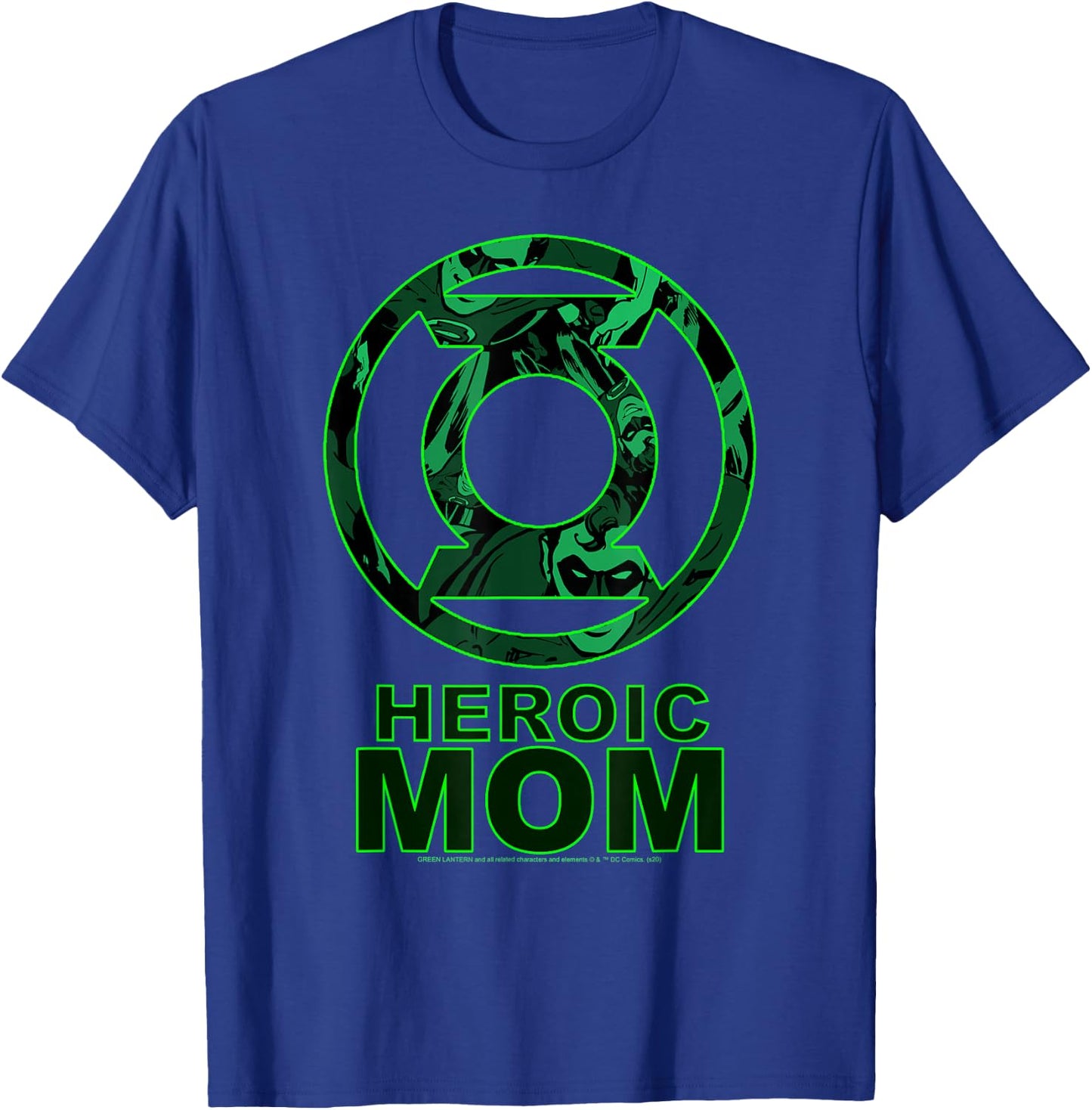 DC Comics Mother's Day Green Lantern Heroic Mom T-Shirt - T-Shirt | Royal