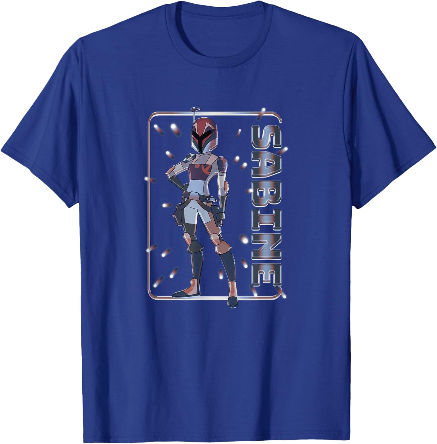 Star Wars Forces Of Destiny Sabine Wren Epic Chest Portrait T-Shirt - T-Shirt | Royal