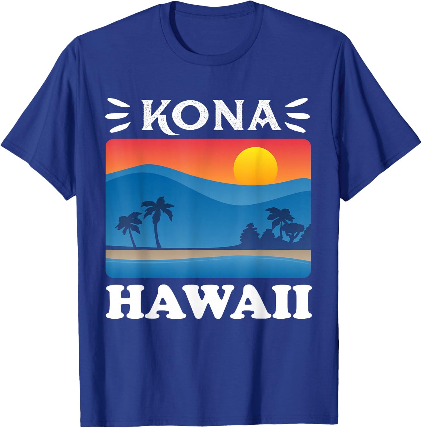 Islands Vintage Souvenir Kona Hawaii T-Shirt - T-Shirt | Royal