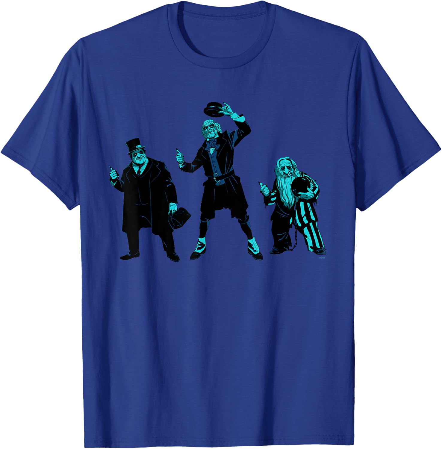Disney Haunted Mansion Movie Hitchhiking Ghosts Trio T-Shirt - T-Shirt | Royal