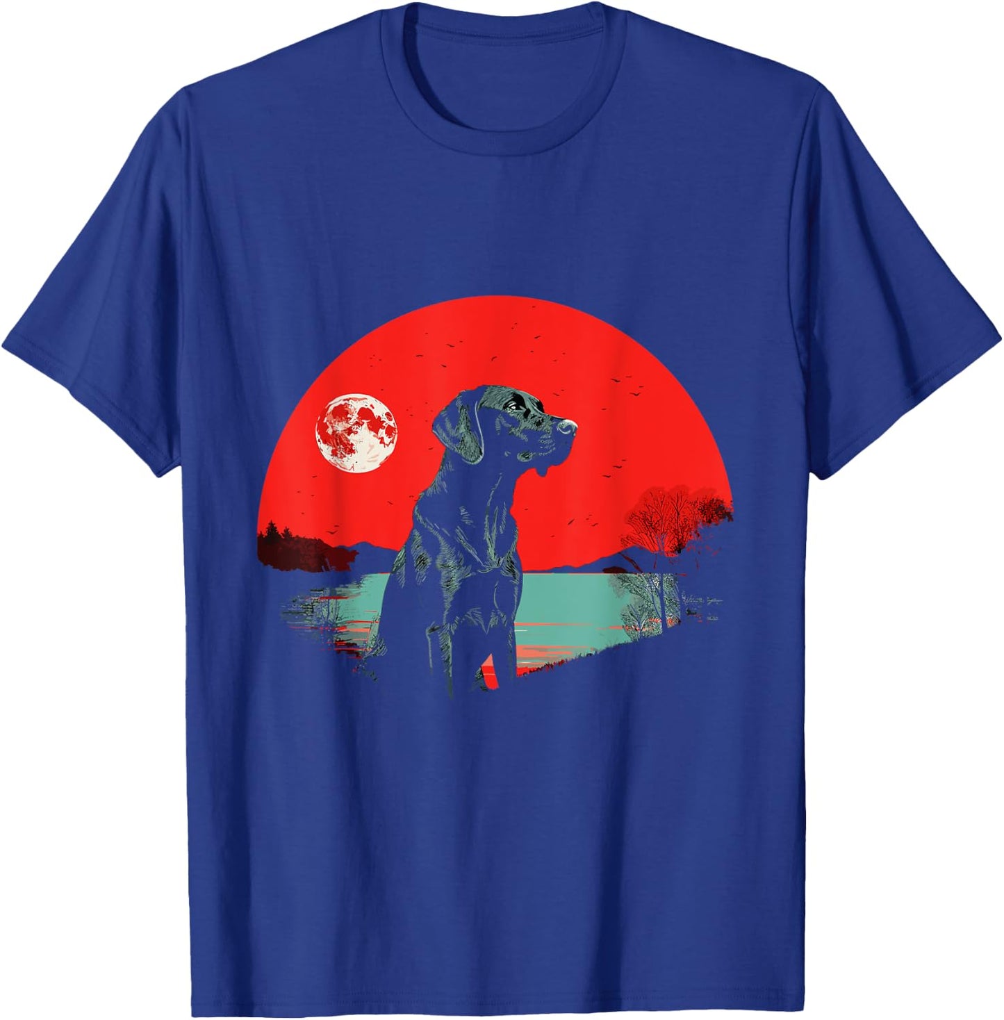 Labrador Retriever Lover Black Lab Fetch T-Shirt - T-Shirt | Royal
