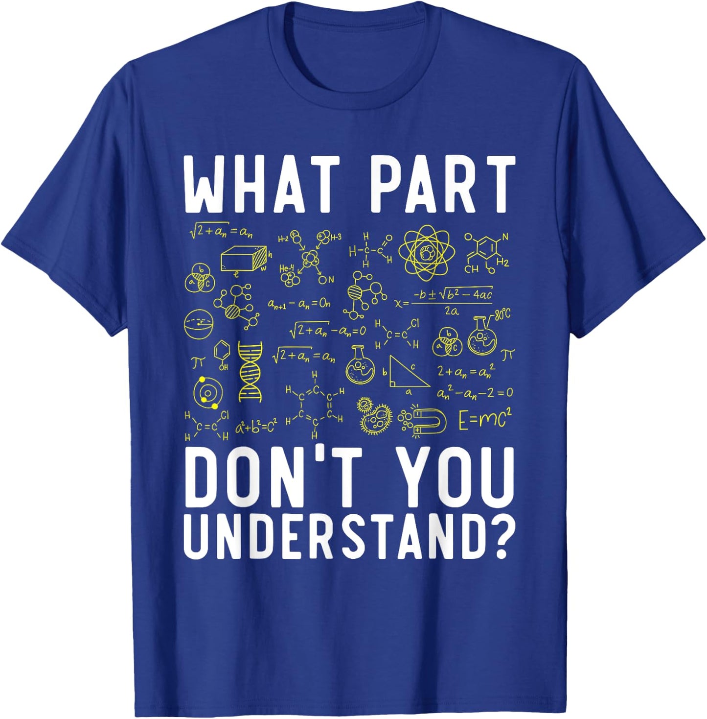 Chemical Engineer Chemist Chemistry Periodic Table T-Shirt - T-Shirt | Royal
