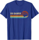 VR Gamer Vintage Video Games for Boys Men Funny Retro Gaming T-Shirt - T-Shirt | Royal