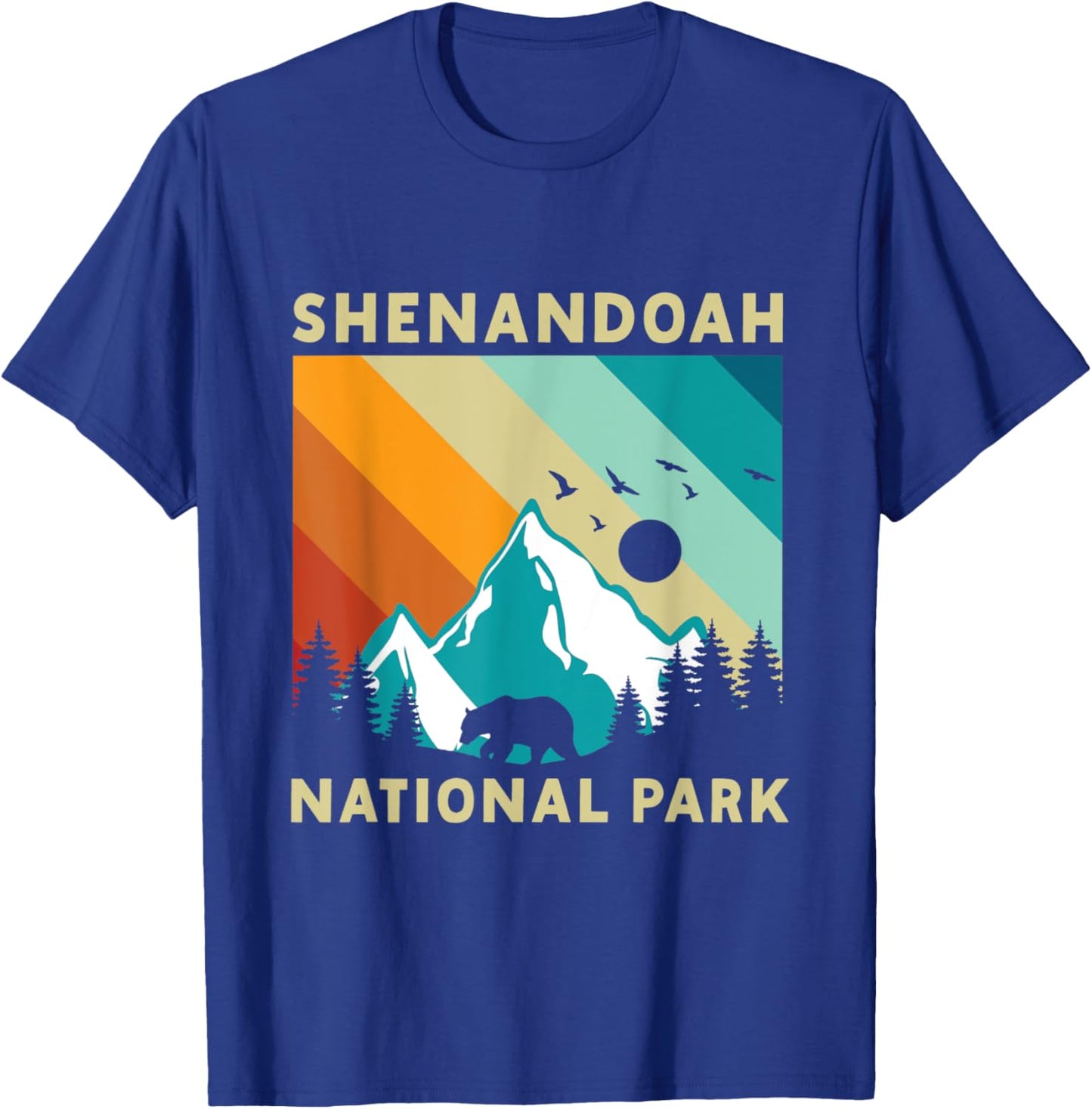 Shenandoah National Park Hiking T-Shirt - T-Shirt | Royal